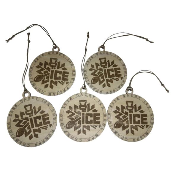 DISC GOLF Custom Mini Bag Tag Trophy Wood Discgolfer Personalized - Picture 3 of 3